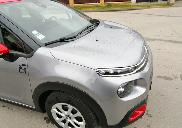 Citroen C3 cena 44500 przebieg: 68656, rok produkcji 2019 z Krasnystaw małe 352